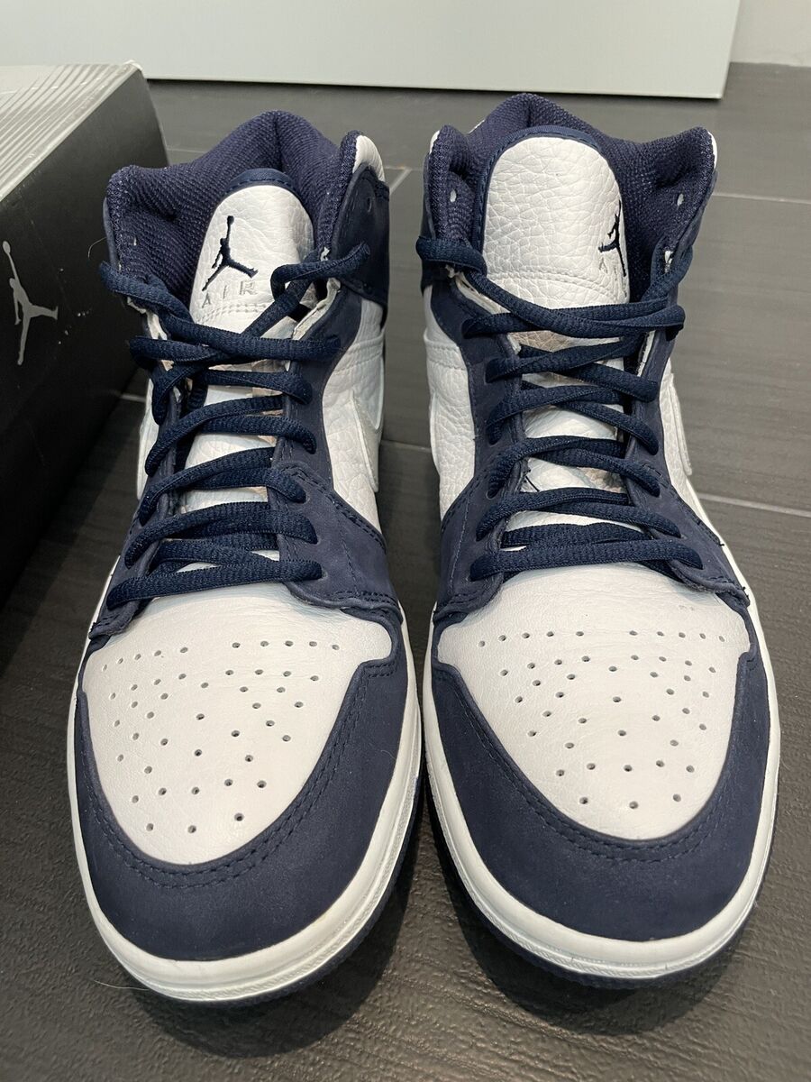 2001 Retro + Air Jordan 1 Mid size 9 NAVY METALLIC Japan 2001 Retro + Air Jordan 1 Mid size 9 NAVY METALLIC Japan