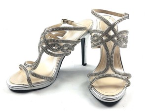 caparros silver heels