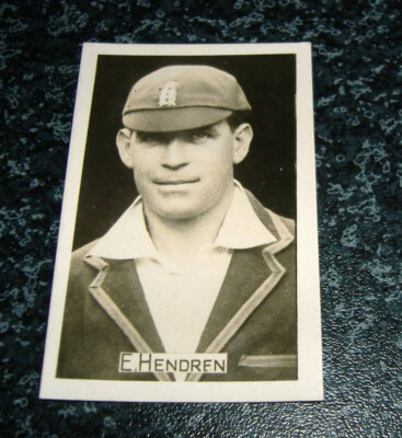 Chums Periodicals - Cricketers No8 - E. Hendren *EXC*