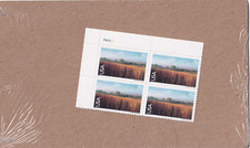 Scott #c136 Nine-Mile Prairie Plate Block of 4 Airmail Stamps - Sealed P#P44444