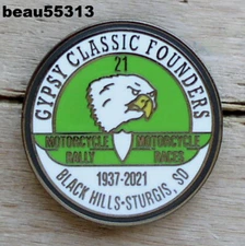 ⭐2021 STURGIS JACKPINE GYPSY SOUTH DAKOTA HARLEY RALLY JACKET VEST HAT PIN
