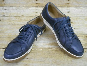 cole haan blue leather shoes