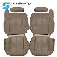 For 1999-2002 Chevy Silverado 1500 Driver Passenger Seat Cover Foam Cushion Tan