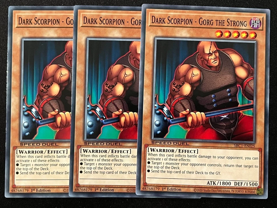 YUGIOH DARK SCORPIO DECK- DON ZALOOG- CLIFF- WARRIOR- CHICK- GORG- MEANAE NM - Image 4 of 4