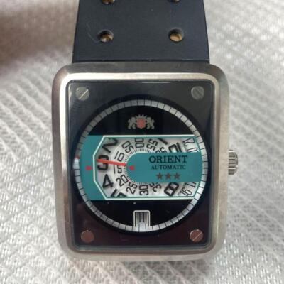 ORIENT オリエント ERAM-C2 CA ORIENT ERAM-C2-C Men's Watch Automatic Winding Black x Green