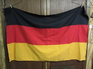 Germany Cloth Flag approx. 55 by 36 AA