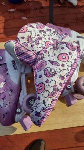 Used Derby 54mm Kids Girls Beginner L (3-6) with Small nutcase helmet - Picture 10 of 19