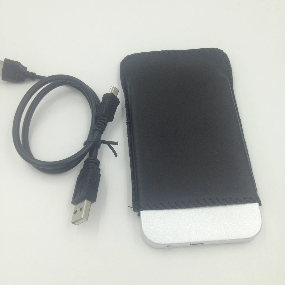 New 160GB 160 GB External Portable 2.5" USB 2.0 Hard Drive HDD POCKET SIZ Silver - Image 2 of 4