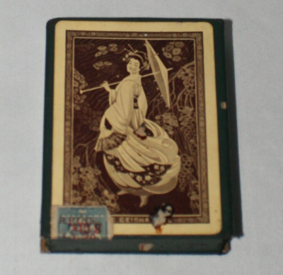 Russell Playing Card Co The Geisha Girl 400X Smart Set Gold Edge