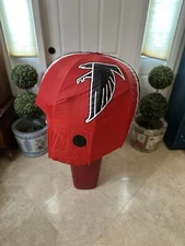 👀🔥HTF•NOS Atlanta Falcons Helmet Umbrella SPORTS-BRELLA  1980s👀🔥