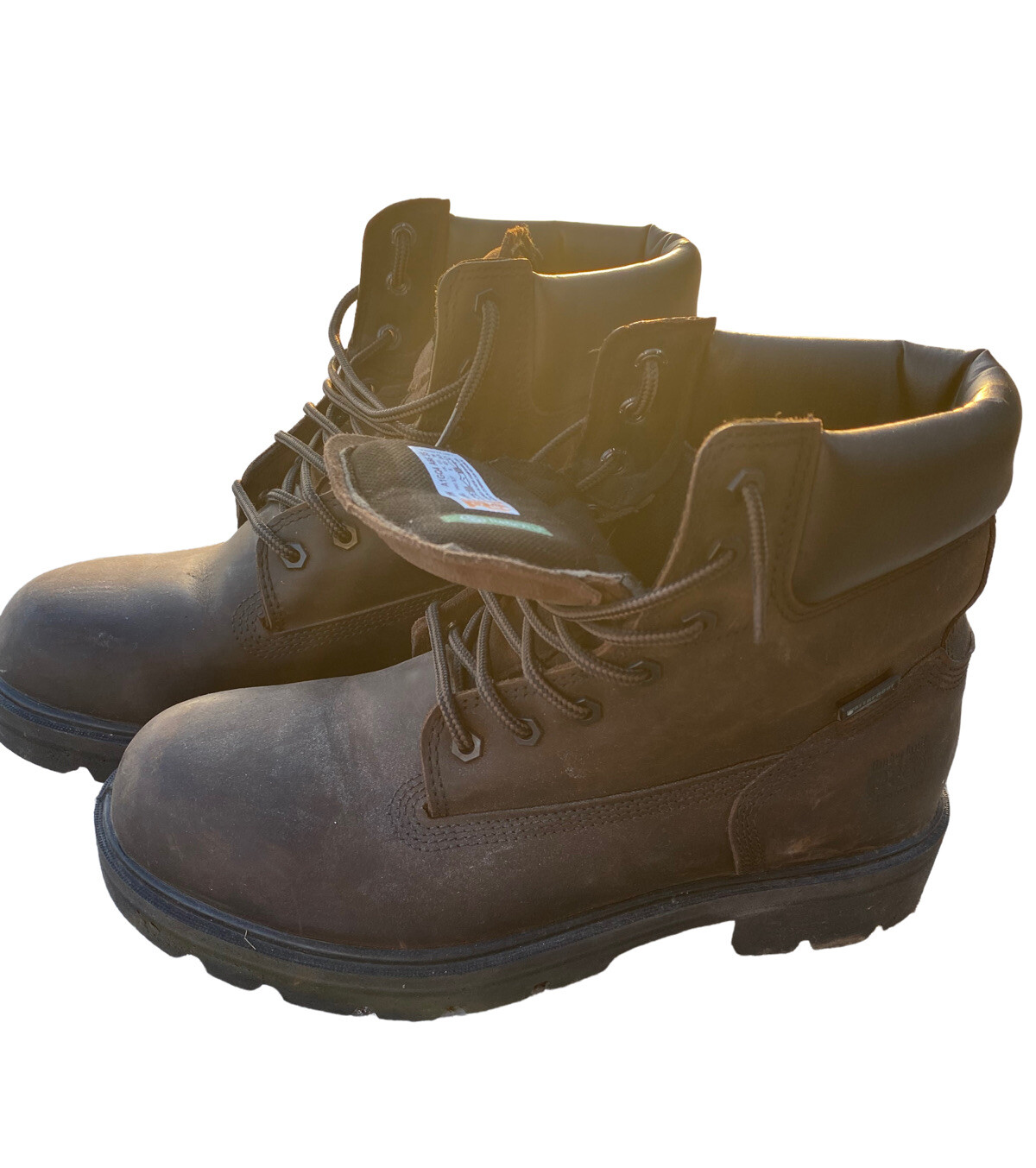 MEN'S TIMBERLAND PRO® WATERPROOF ICONIC WORK BOOTS A1GQ4A6635 10W | eBay