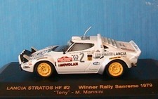 IXO Models Lancia Stratos Hf N 2 Winner Rally Sanremo 1979 Tony M.mannini 1:43 RAC114