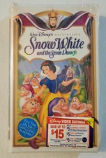 Walt Disney's Snow White and the Seven Dwarfs Masterpiece Collection VHS Sealed 