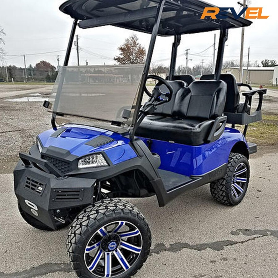 MadJax Havoc Blue Off-Road Golf Cart Body Kit for Yamaha G29 Drive