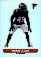 2022 Panini NFL Stickers #444 Deion Jones Atlanta Falcons FOIL Sticker