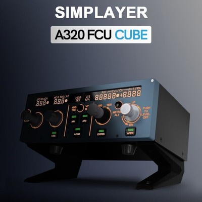 Simplayer A320 FCU CUBE Flight Control Unit Simulator Support X-Plane MSFS2020