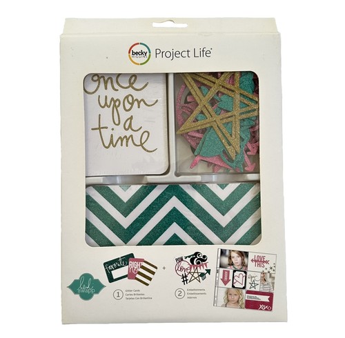 Becky Higgins Project Life Heidi Swapp Glitter Value Kit 74 Teile Pocket Cards ++