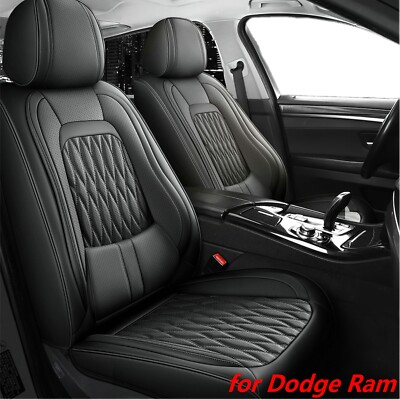 Pickup Car Seat Covers For Dodge Ram 1500/2500/3500 2009-2023 Front &Rear 5-Seat