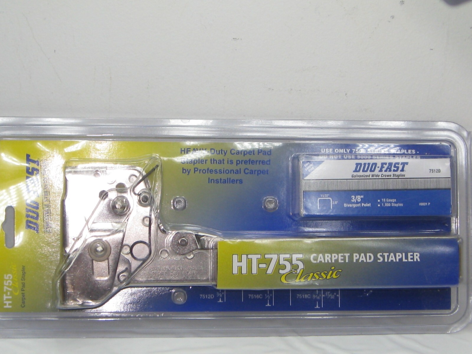 Stepler Fast Duo-Fast HT755 Gun Stapler for sale online | eBay