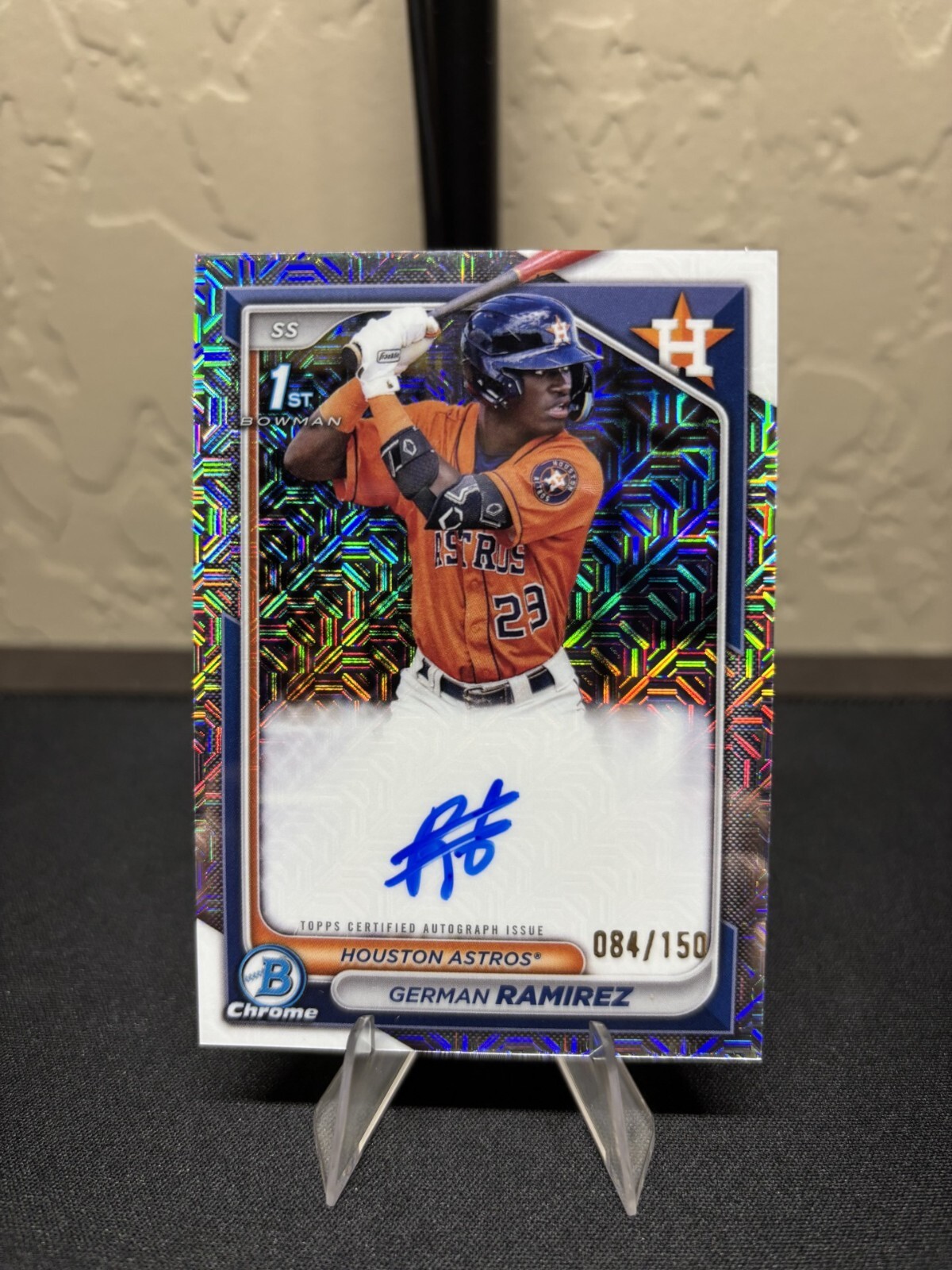 2024 Bowman Chrome CPA-GR German Ramirez 1st Auto Blue Refractor #'d 84/150