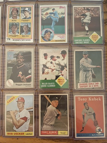 47 Card Vintage HOF Lot Aaron Kubek Murphy Carew Cepeda Carlton 1950’s To 1980’s - Picture 2 of 12
