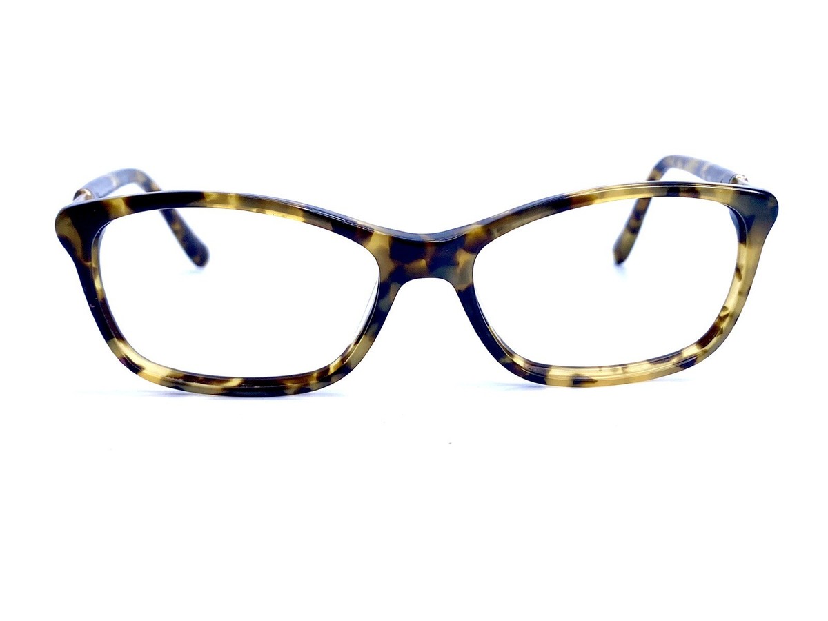 Kate Spade New York Tortoise Cat Eye Eyeglass Frames RX Ready Kate Spade NY Blue Tortoise Metal Gold Cat Eye Eyeglasses  main image 2