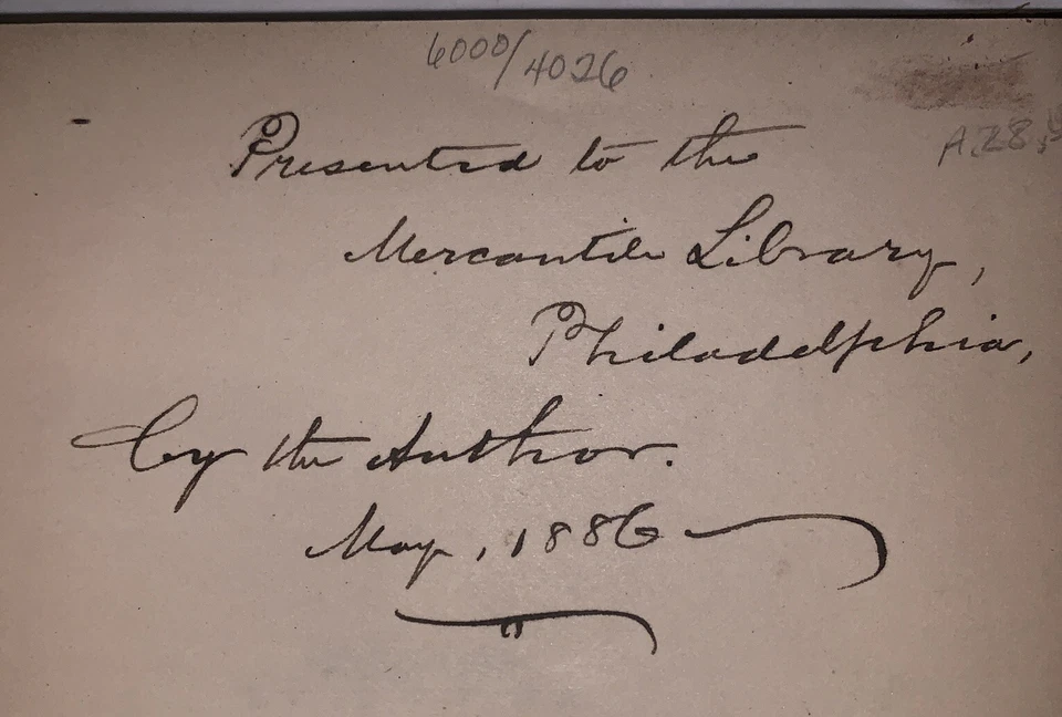 SIGNED, 1883, 1st Ed, LUTHER, A SONG TRIBUTE, MARTIN LUTHER, 400th ANNIVERSARY - Image 2 of 4