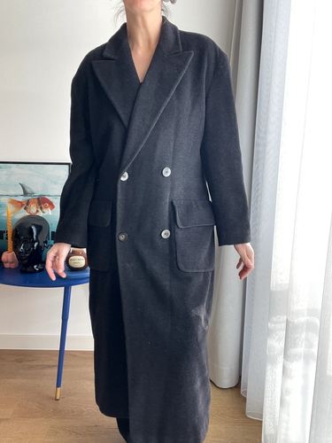 Escada luxury winter coat in alpaca and wool blend size M/L - Picture 7 of 17