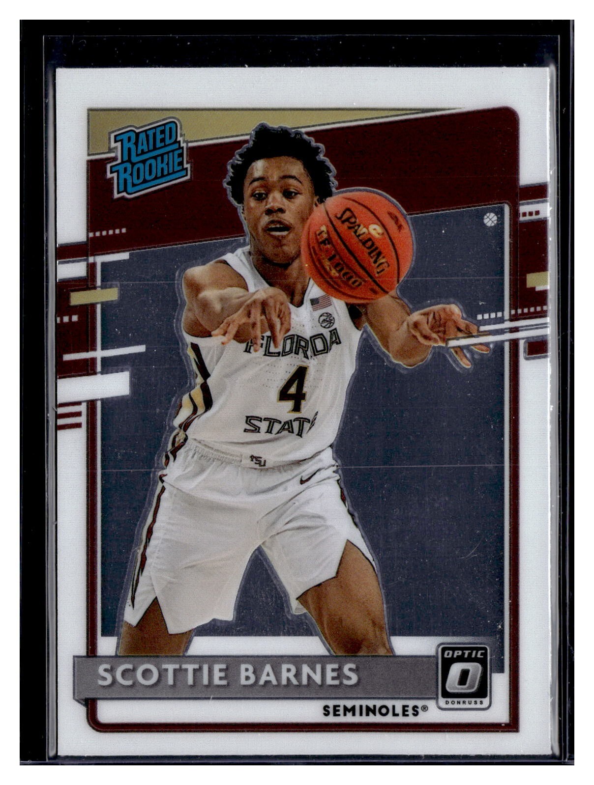 2021 Chronicles Draft Picks #207 Scottie Barnes Donruss Optic Rated Rookie!
