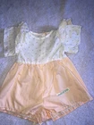 Vintage Cabbage Patch Kids/doll Clothes -Peach Rosebud Preemie Outfit (609)