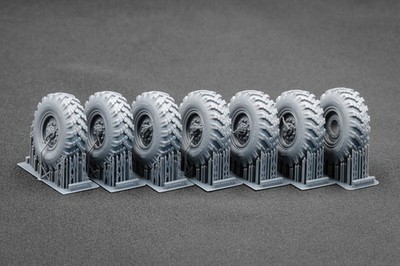 Kamaz 4310 Sagged wheel set for Trumpeter (3d printed) 1/35 ScaleX WM 35009S