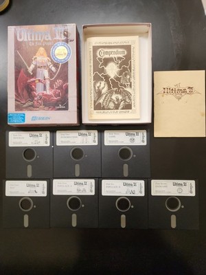 ULTIMA VI: THE FALSE PROPHET PC 5.25'' FLOPPY DISKS Full Game, Box, Manuals