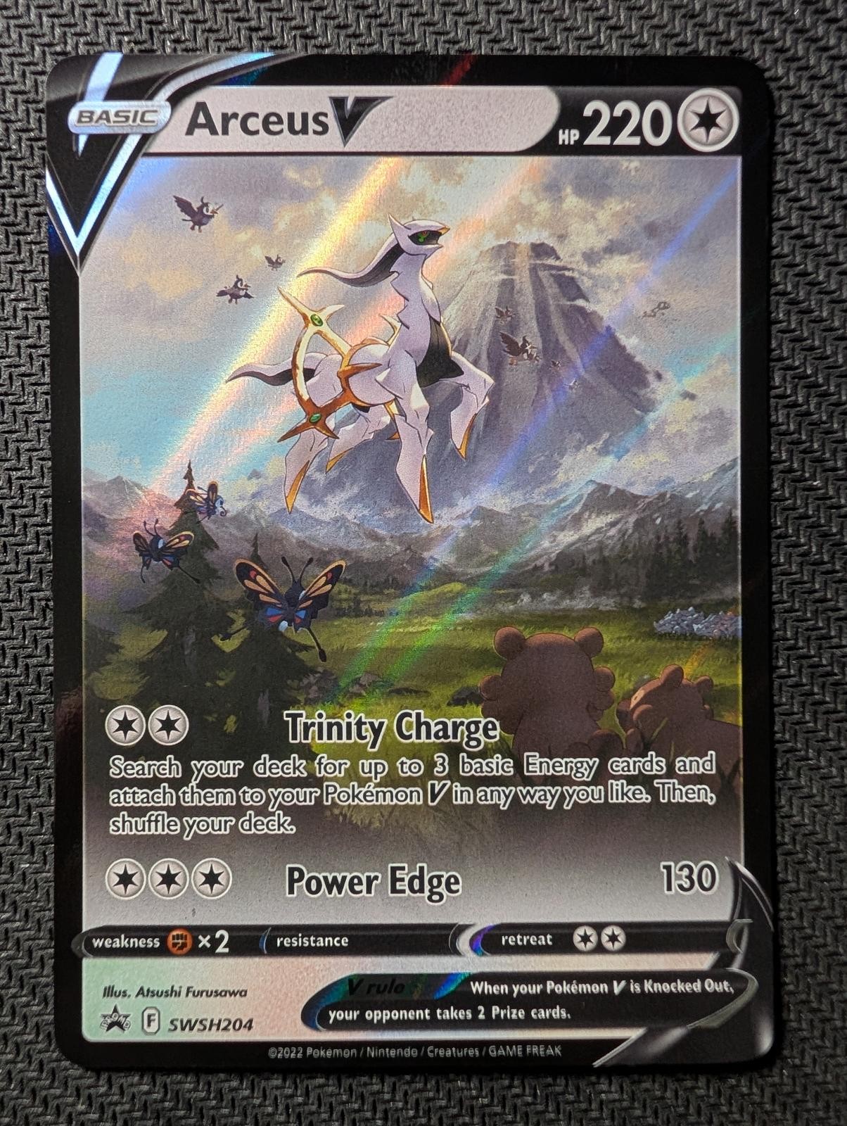 Arceus V SWSH204 Holo Promo Sword & Shield Promo Pokemon Near Mint