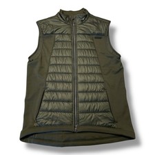 NEW Pearl Izumi Men's BLVD Merino Wool Insulated Vest Size Large 'Forest' Green