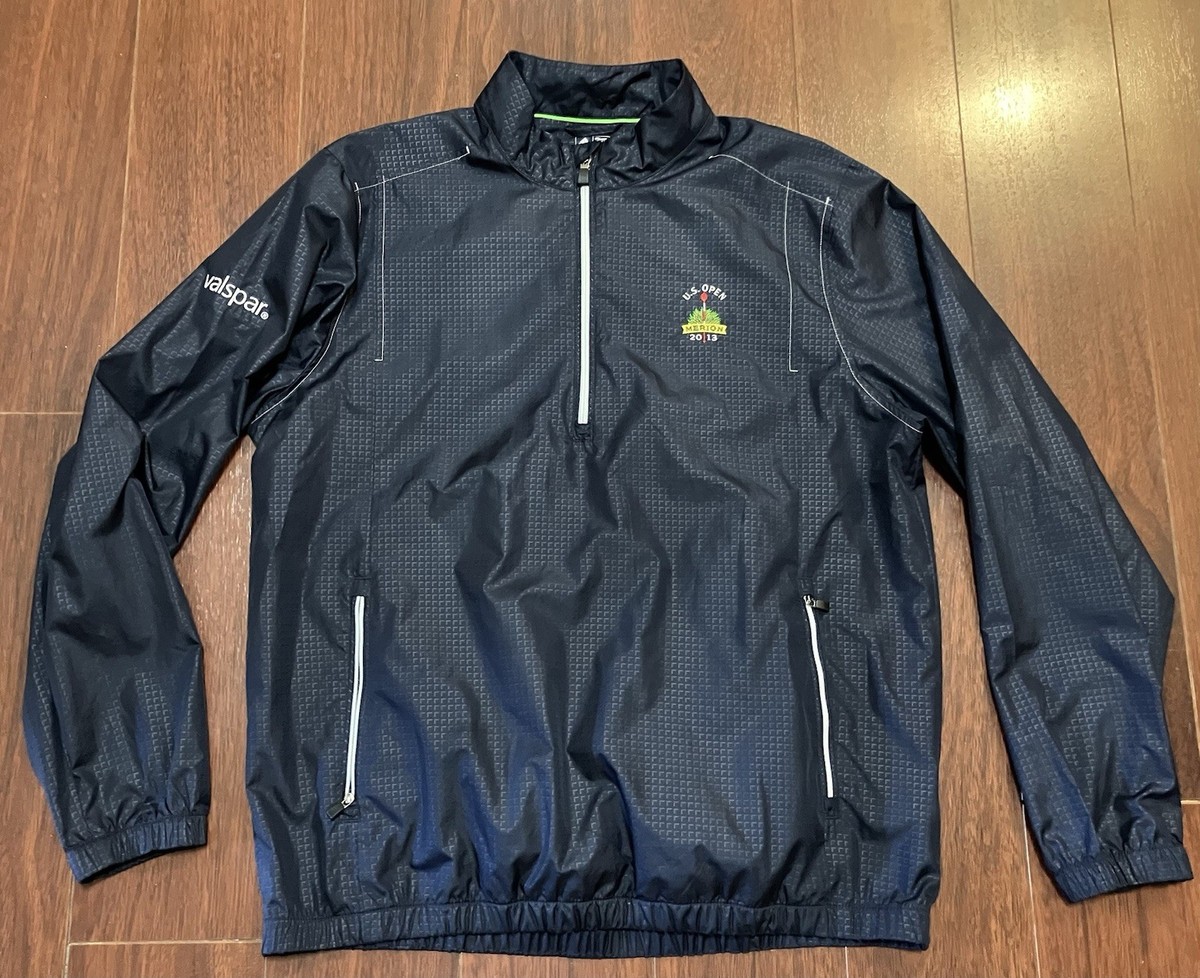 Merion Golf Club US Open Adidas Wind & H20 Resistant 1/4 Zip Mens