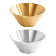 Double Layer Stainless Steels Bowl Kitchen Serving Bowl for Restaurant Home