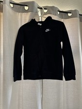 Nike Black Logo Pullover Hoodie Youth XS