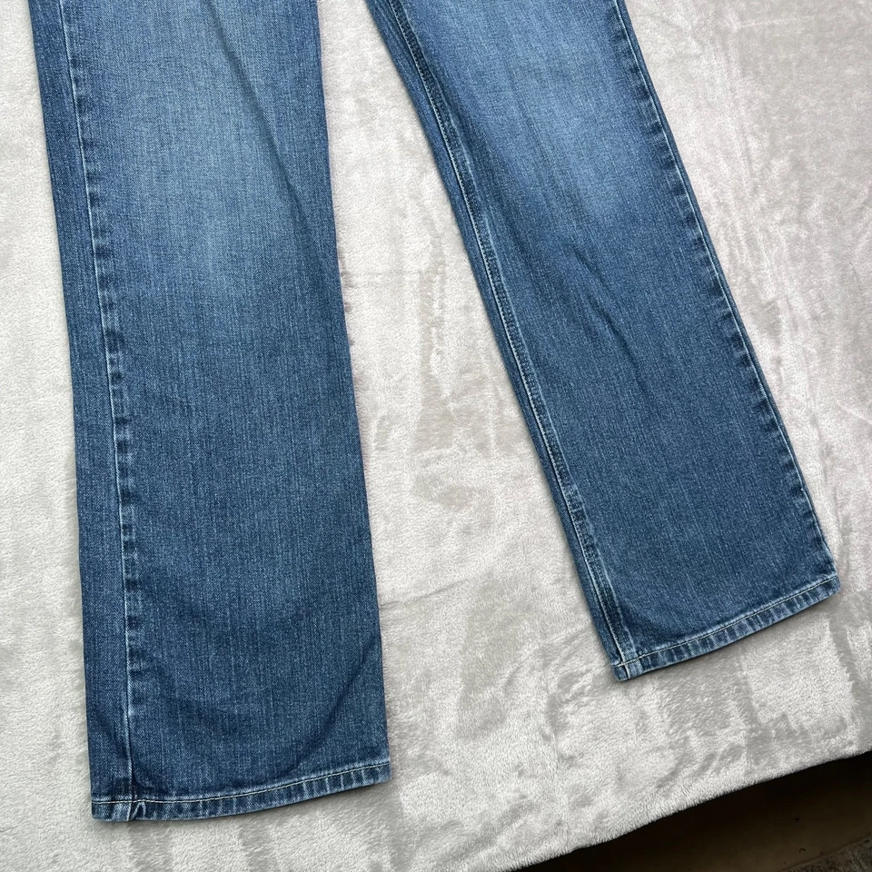 Pantalones de mezclilla Ariat B4 relajados corte bota niños talla 16 azul occidental cintura ajustable Foto 4 de 4
