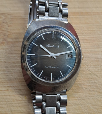Centaur Vintage Armbanduhr Uhr mechanisch Automatik 21 Jewels Duromat