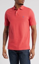 110 Polo Ralph Lauren Men s The Iconic Custom Slim Fit Mesh Polo Small Red