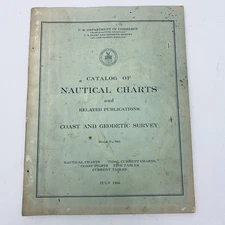 1948 US Department Commerce Catalog of Nautical Charts 665 Geodetic Survey