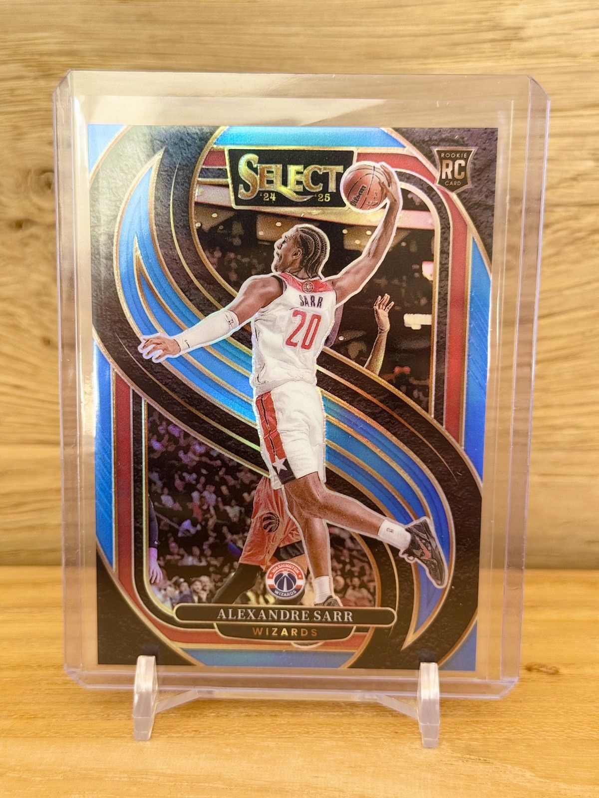 2024-25 Panini Select #185 ALEXANDRE SARR Premier Light Blue Prizm RC /299