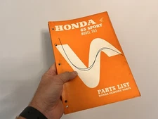 1965 1966 1967 1968 Honda S65 or 65 Sport - Parts List Catalogue - Shop Manual