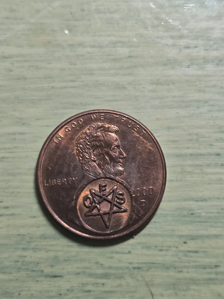 Moneda de centavo Lincoln Memorial 2000 Foto 2 de 2