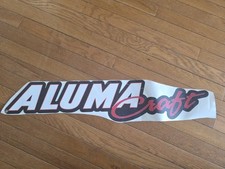 ALUMACRAFT Boat carpet Graphics Marine Decals miss print see pictures