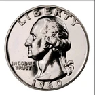 1960 Washington Quarter-Choice Gem Proof Lustrous 90% Silver US Coin #5617