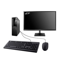 PC Lenovo E73 SFF Ecran 27" Intel I3-4130 RAM 16Go SSD 500Go Wifi W11
