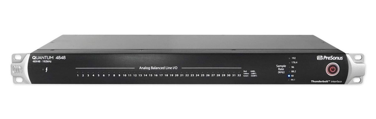 Presonus Quantum 4848 オーディオインターフェイス PreSonus】同社史上最速を誇る超低レーテンシーのオーディオ