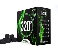 320&deg; 2 kg Premium Shisha Hookah Coconut Charcoal Coal (27mm Cubes) for BBQ