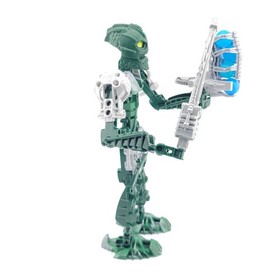 LEGO Inika Toa Kongu 8731 BIONICLE Complete 4 ZAMOR Spheres Light Up Weapon